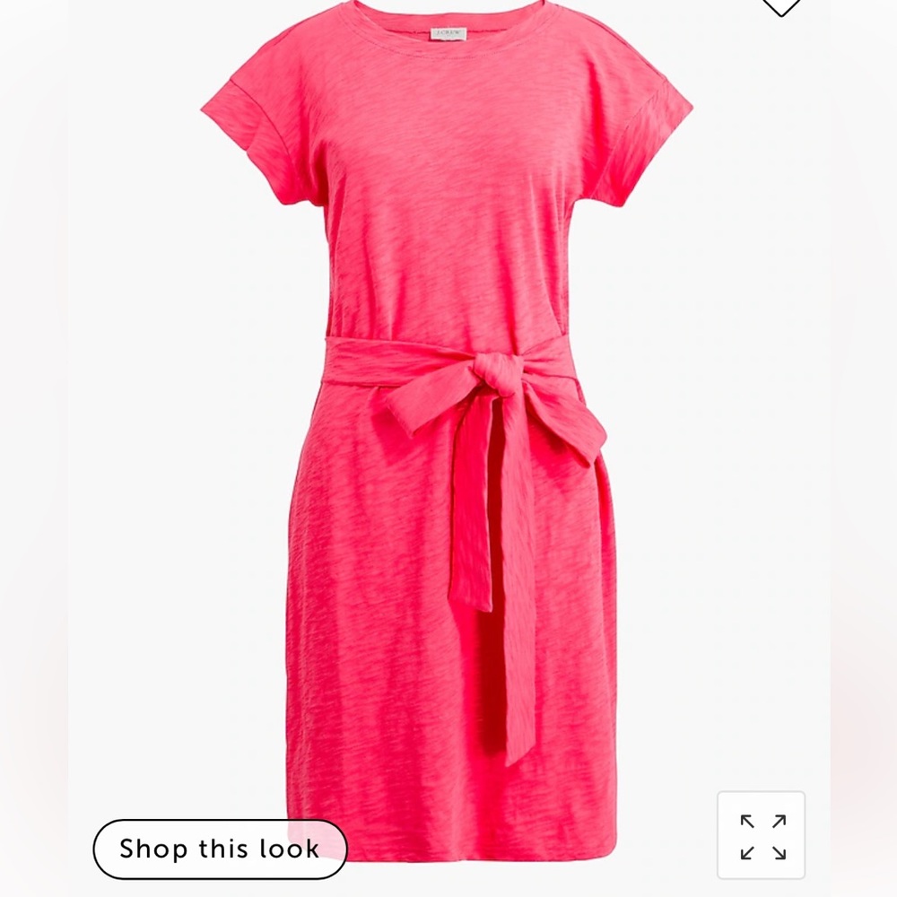 NWT - J.Crew Short-sleeve tie-waist T-shirt dress (Size M)